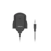 Microfone de lapela NATEC NMI-1352, com fios 3,5 mm, sensibilidade -58 dB, 50–16000 Hz, cabo de 1,8 m, 20 g
