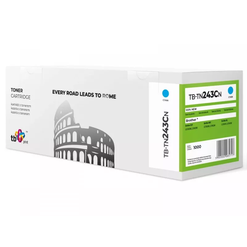 Toner TB Compat. S Brother TN243C, TB-TN243CN CY 100% Novo