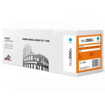 Toner para OKI C310 TO-C310CN ciano 100% novo