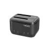 Docking station para discos 2,5/3,5 USB 3.0 Natec Kangaroo Dual, função de clonagem, fonte de alimentação