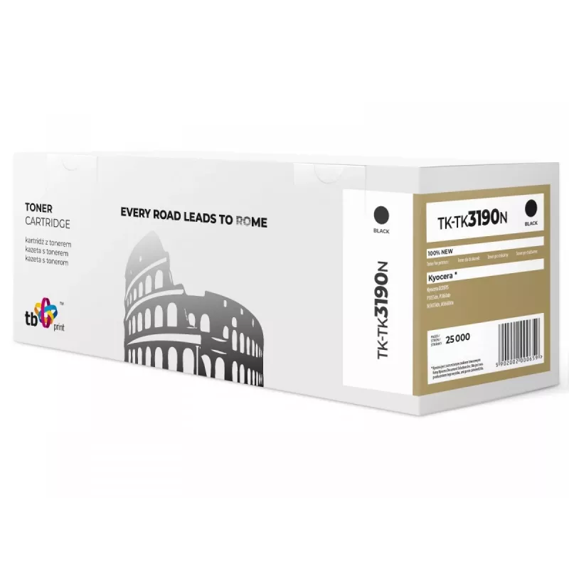 Toner TB compatível com Kyocera TK-3190, preto, novo