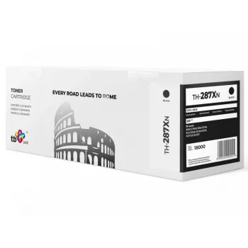 Toner TB compatível com HP CF287X, preto, 18000, novo