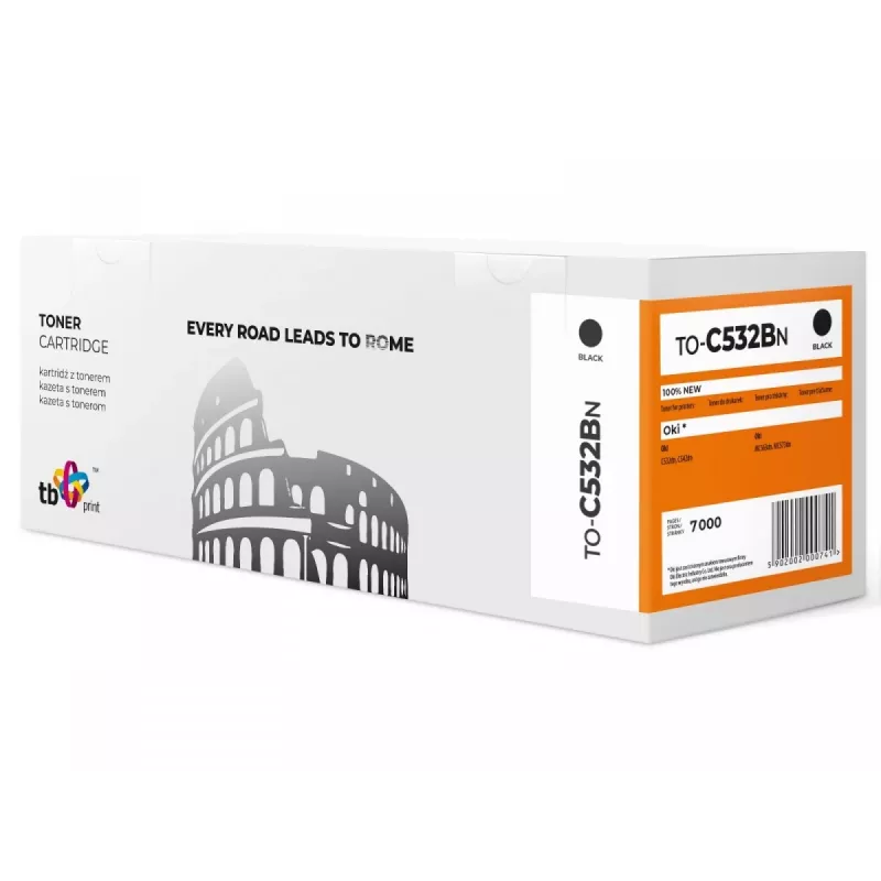 Toner TB compatível com C532 TO-C532BN preto 100% novo