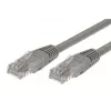 Cabo de rede Cat.5e RJ45 UTP 1 m cinzento