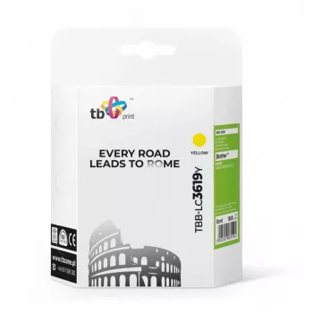 Tinta para Brother MFC-J2330DW YE TBB-LC3619Y 100% nova