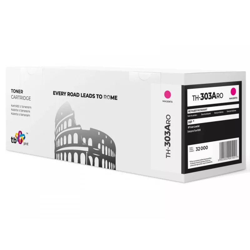 Toner TB compatível com HP M880 CF303A, magenta, recondicionado