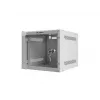 Lanberg WF10-2304-10S armário rack de parede de 10" 4U, 280×310 mm, porta de vidro, 20 kg, cinzento (RAL 7035)