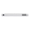 Switch de rede L2 Gerido UBIQUITI USW-Aggregation — 8 slots SFP+, suporte 10G, sem ventoinha, rack 1U, prateado