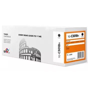 Toner TB compatível com OKI C301 to-C301BN BK