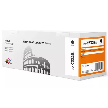 Toner OKI C332 TO-C332BN BK 100% novo 2000 páginas preto