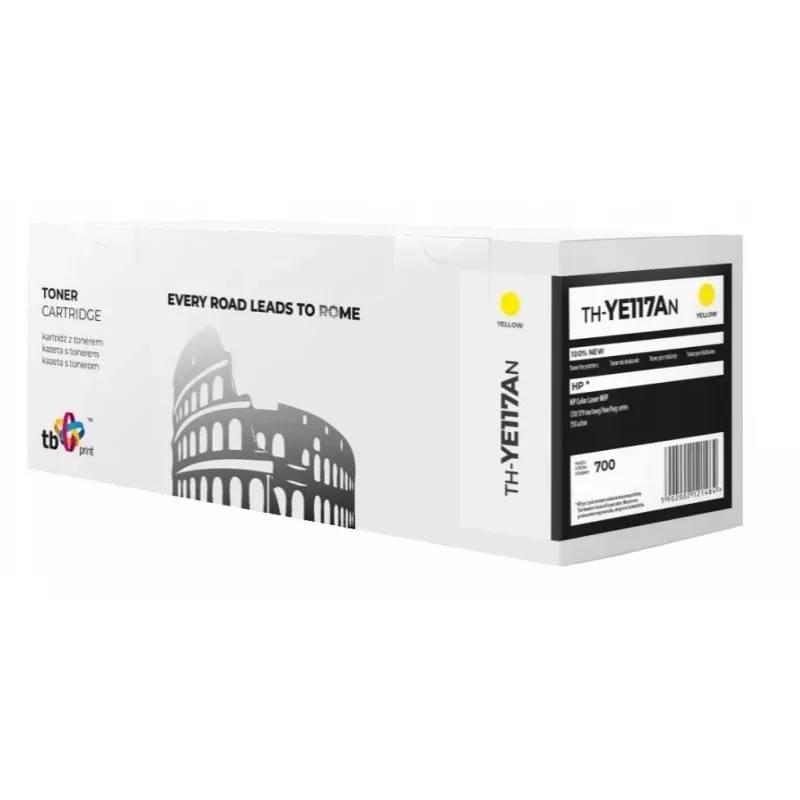 Toner para HP117A W2072A amarelo TH-YE117AN 100% novo