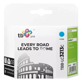 Tinta para Brother DCPJ722 DW ciano TBB-LC3213C 100% nova