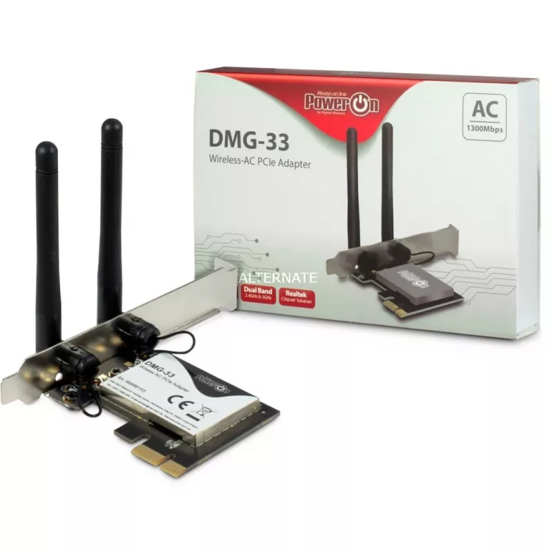 Placa WLAN interna Inter-Tech DMG-33 1300 Mbit/s