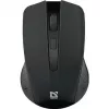 Rato RF sem fios DEFENDER Accura MM-935 — ótico 1600 DPI, ambidestro, 3 botões, recetor USB, preto