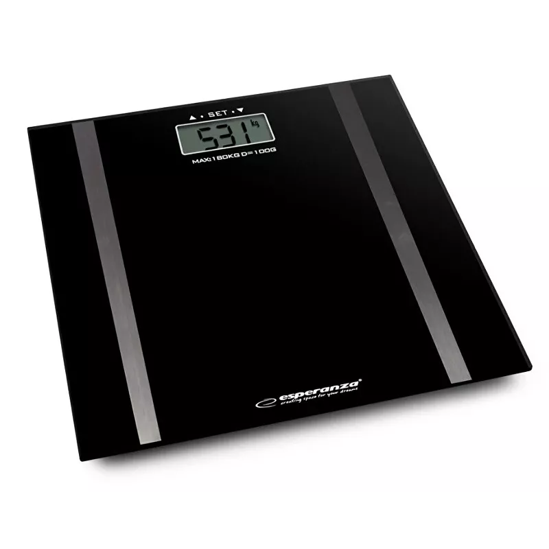 Balança de pessoas Esperanza EBS018K – eletrónica, 180 kg, preta