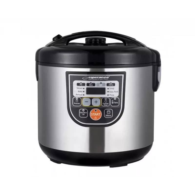 Panela elétrica ESPERANZA EKG011, capacidade 5 L, 860 W, preto/aço inoxidável