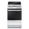 Amica 58CE3.315HTaQW fogão elétrico, placa vitrocerâmica, 4 zonas, forno de 65 l, 50 cm, branco