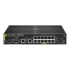 HPE Aruba Networking 6100 12G Class4 PoE 2G/2SFP+ 139W Managed L3 Gigabit Ethernet (10/100/1000) Power over Ethernet (PoE) 1U preto