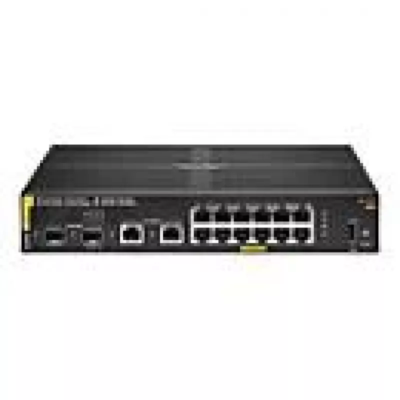 HPE Aruba Networking 6100 12G Class4 PoE 2G/2SFP+ 139W Managed L3 Gigabit Ethernet (10/100/1000) Power over Ethernet (PoE) 1U preto