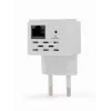 Repetidor de rede Gembird WNP-RP300-03, 300 Mbit/s, 2,4 GHz, antena interna 3 dBi, 1x RJ-45