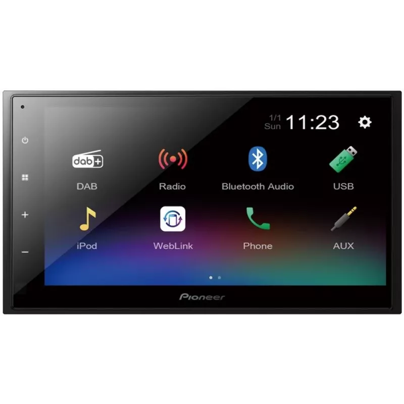 Leitor multimédia para automóvel Pioneer DMH-A340DAB