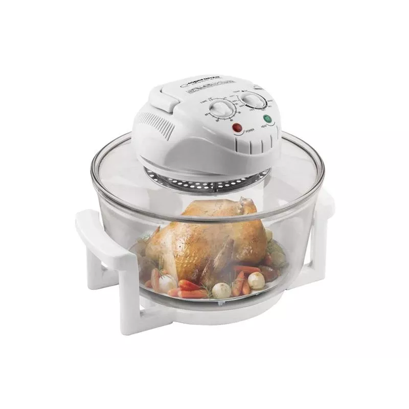 Aquecedor halogéneo ESPERANZA EKO003 — 12 L, 1400 W, máx. 250 °C, branco