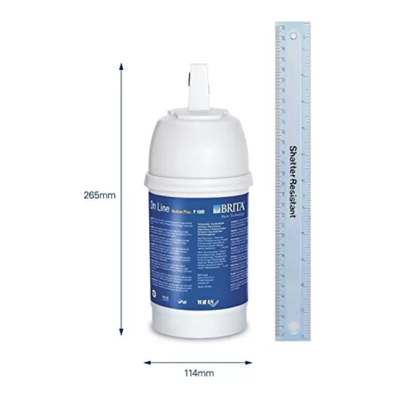 Cartucho de filtro de água BRITA P1000 para torneira - individual, azul