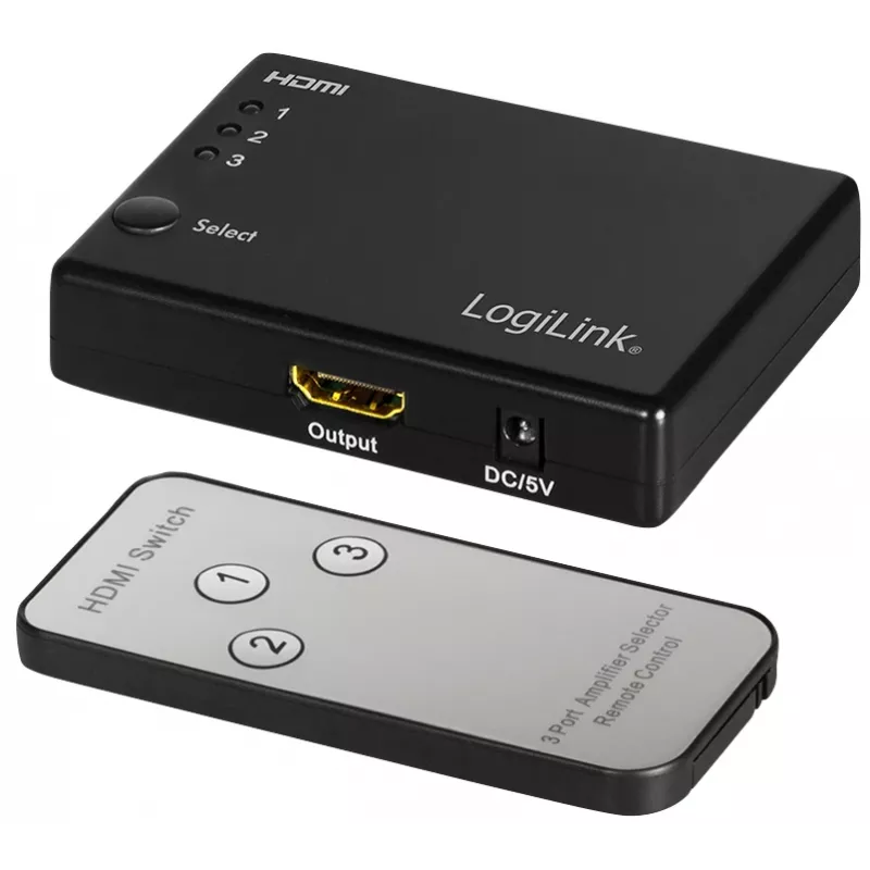 Switch de vídeo HDMI LogiLink HD0042
