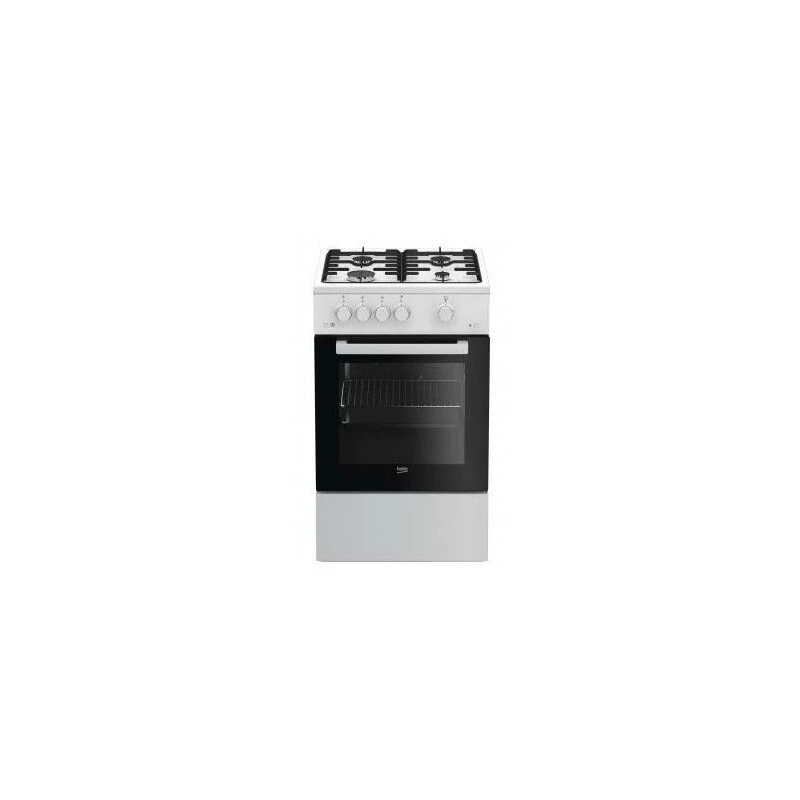 Fogão Beko FSG52020FW fogão independente a gás preto, branco