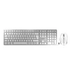Teclado CHERRY DW 9100 SLIM rato incluído universal RF sem fios + Bluetooth QWERTZ alemão prateado