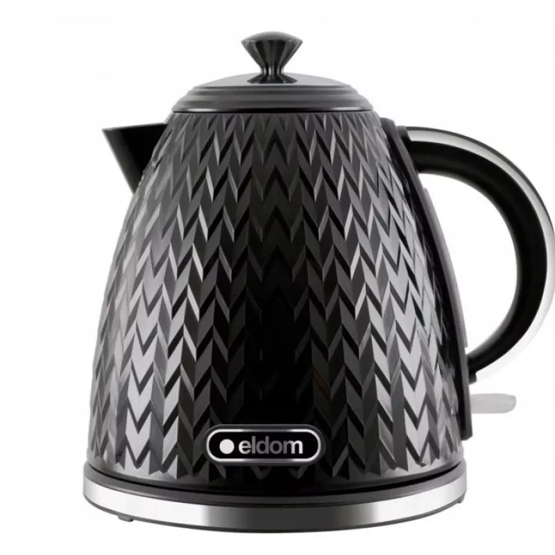 ELDOM NELA chaleira elétrica, capacidade 1,7 l, potência 2000 W, preto