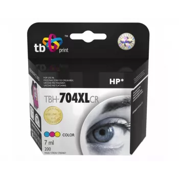Tinta HP DJ IA 2060 Cor recondicionada XL TBH-704XLCR (HP N.º 704 CN693AE)