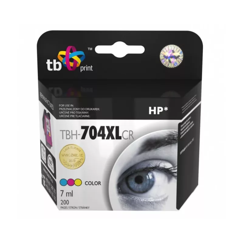 Tinta HP DJ IA 2060 Cor recondicionada XL TBH-704XLCR (HP N.º 704 CN693AE)