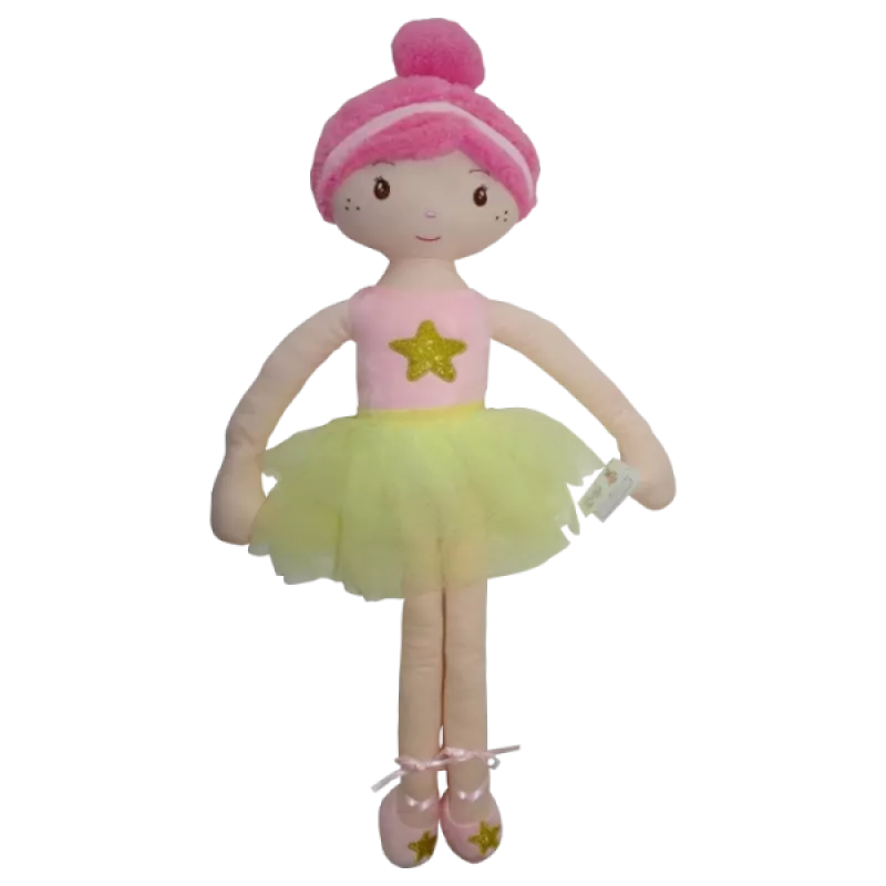 Boneca Rosa Ballerina 70 cm