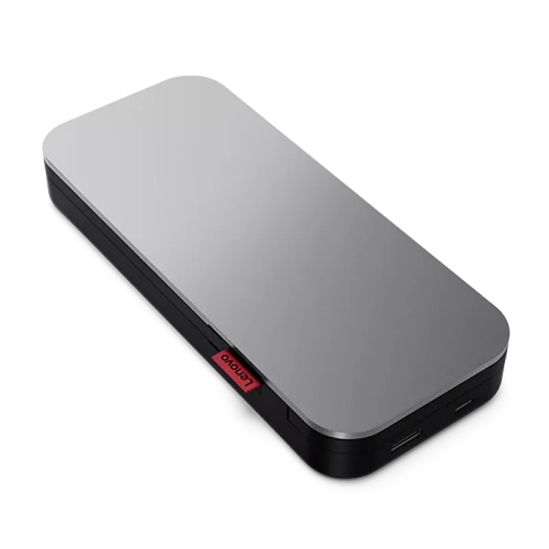 Powerbank para portátil Lenovo Go USB-C (20.000 mAh), iões de lítio, preto-cinzento, USB Type-A e Type-C