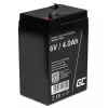 Bateria UPS Green Cell AGM15, 6 V, 4 Ah, bateria de chumbo-ácido selada (VRLA), preto, 680 g