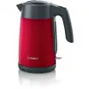 Chaleira elétrica Bosch TWK7L464 – capacidade de 1,7 L, 2400 W, vermelha, caixa em plástico