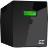 Fonte de alimentação ininterrupta Green Cell UPS09 — Line-Interactive 3 kVA / 1400 W, 230 V, LCD, torre, 5 tomadas Type-F