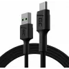Cabo USB Green Cell KABGC22 USB 2.0 1,2 m USB A USB C preto
