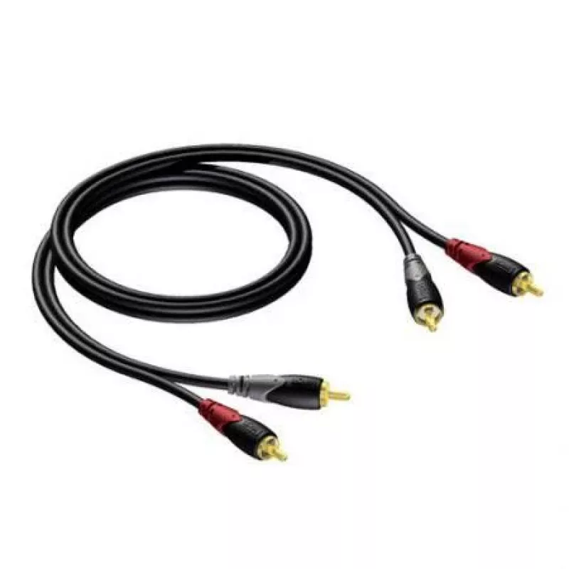 Cabo 2X ficha RCA/Cinch - 2X ficha RCA/Cinch 1,5