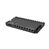 Router de cabo MikroTik RB5009UG+S+IN — 1x RJ-45, 7x Gigabit cobre, 1x SFP+, PoE, DC, interface 2,5GbE, preto