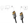 Cabo LogiLink CHA0101 HDMI-AV preto-cinzento 2m HDMI para HDMI macho