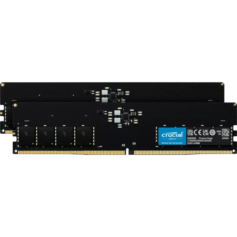 MEMÓRIA DIMM 64GB DDR5-4800/KIT2 CT2K32G48C40U5 CRUCIAL
