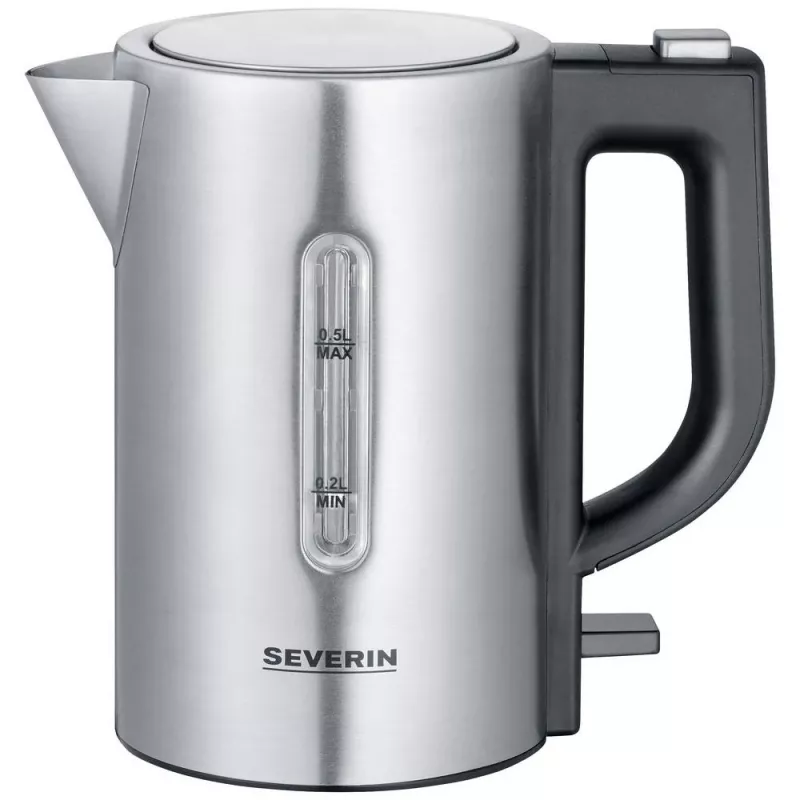 Severin WK3647 chaleira elétrica aço inoxidável-preto escovado (WK3647)