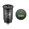 Goobay 59521 Carregador móvel universal preto isqueiro carregamento rápido automóvel