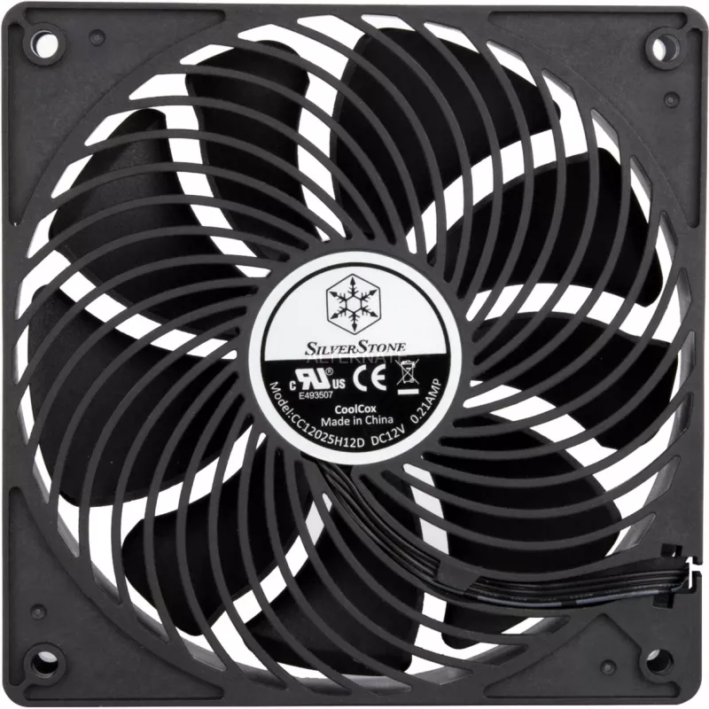 Ventoinha de caixa SilverStone Air Penetrator 120i Pro 120mm - Preto