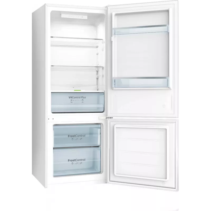 Amica FK244.4(E) frigorífico combinado de instalação livre, congelador em baixo, frigorífico de 153 l, congelador de 52 l, FrostControl, classe energética E
