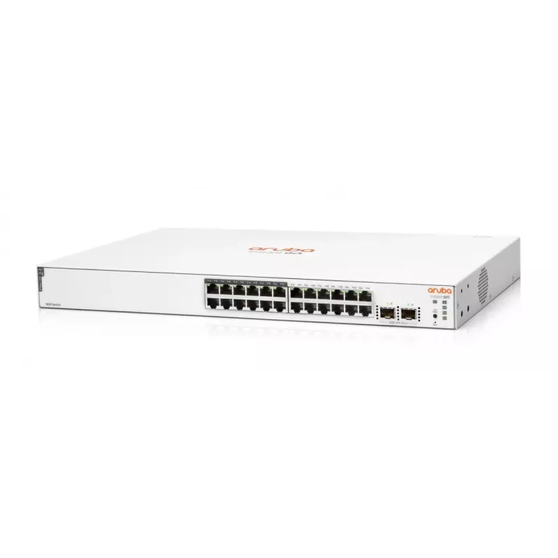 Comutador HPE Aruba Networking Instant On 24p Gigabit CL4 PoE 2p SFP 195W 1830