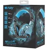 Auscultadores para gamers Fury Hellcat iluminação LED