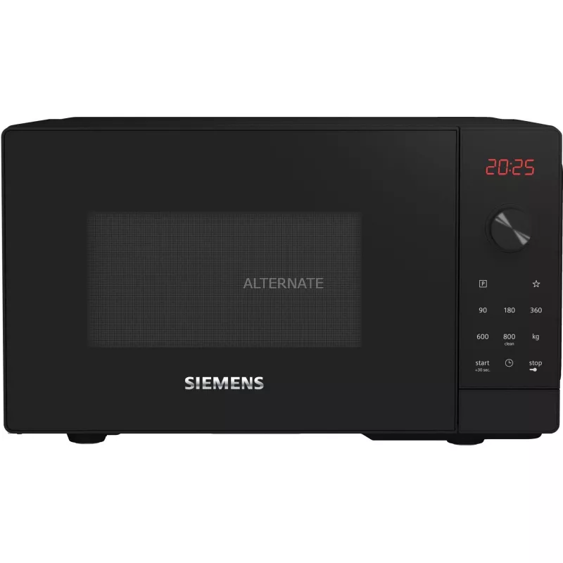 Siemens iQ300 FF023LMB2 Micro-ondas preto micro-ondas solo de bancada 20 L 800 W